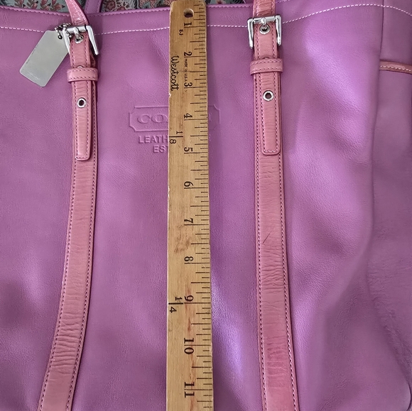 COACH pink bag tote J04Q 5787 - Picture 6 of 11